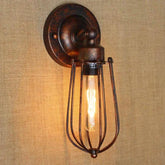 Iron Art Lampshade Vintage Wall Lights - Clowas