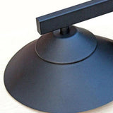Corner Outdoor Lighting Black Glass - Clowas