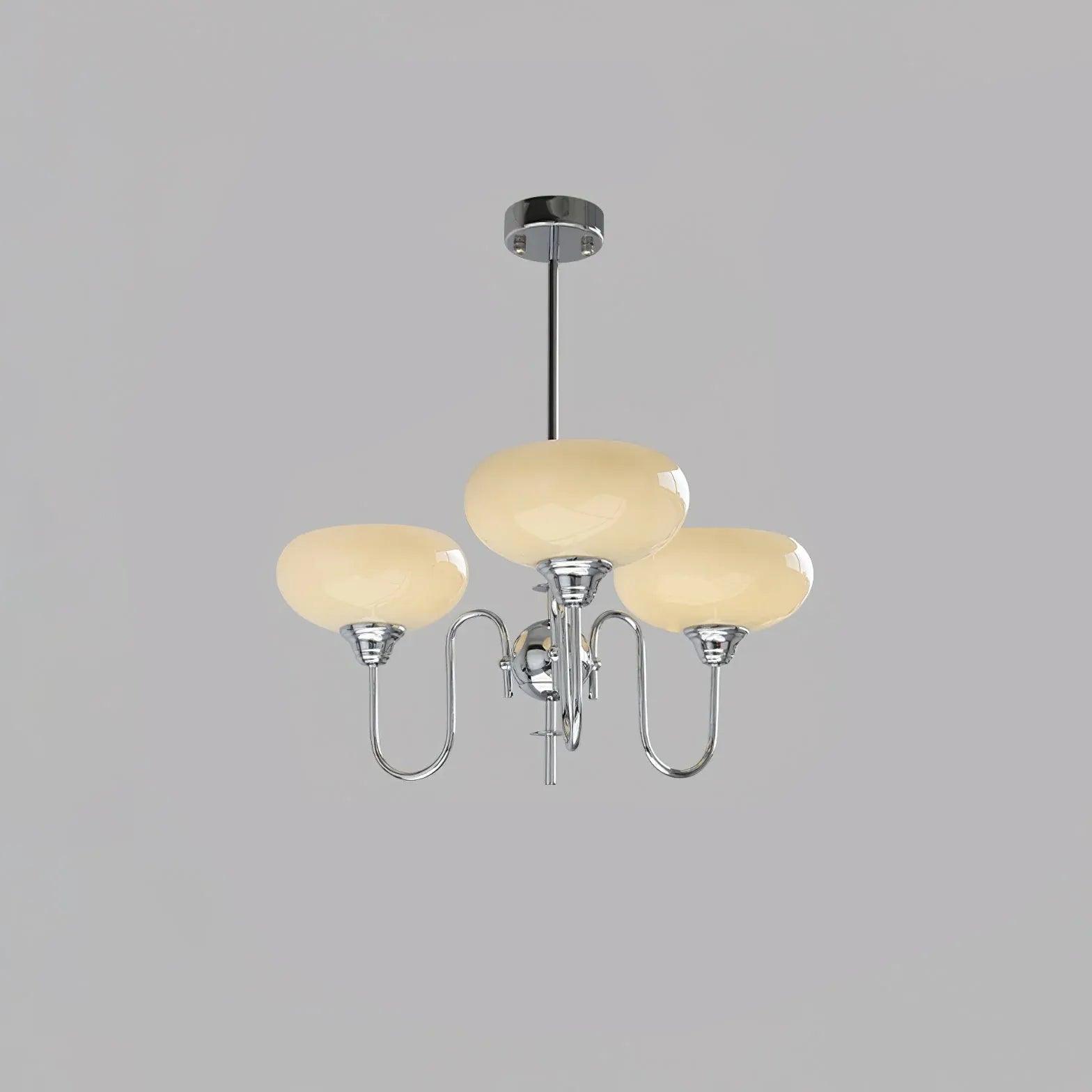 Milky White Glass Vintage Pendant Light - Clowas