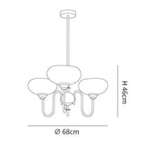 Milky White Glass Vintage Pendant Light - Clowas