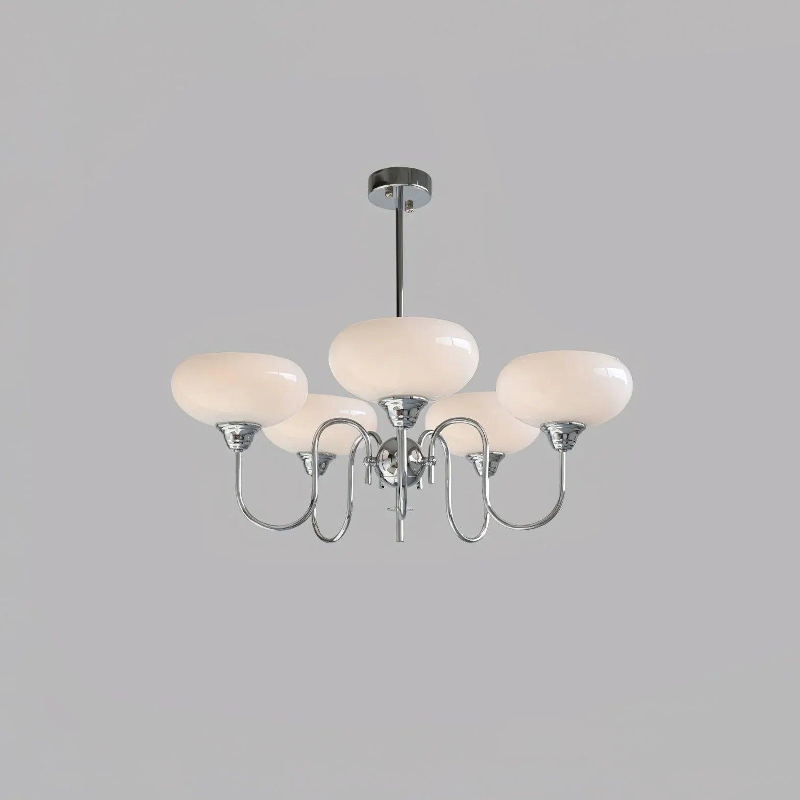 Milky White Glass Vintage Pendant Light - Clowas