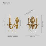 french vintage wall lights crystal - Clowas