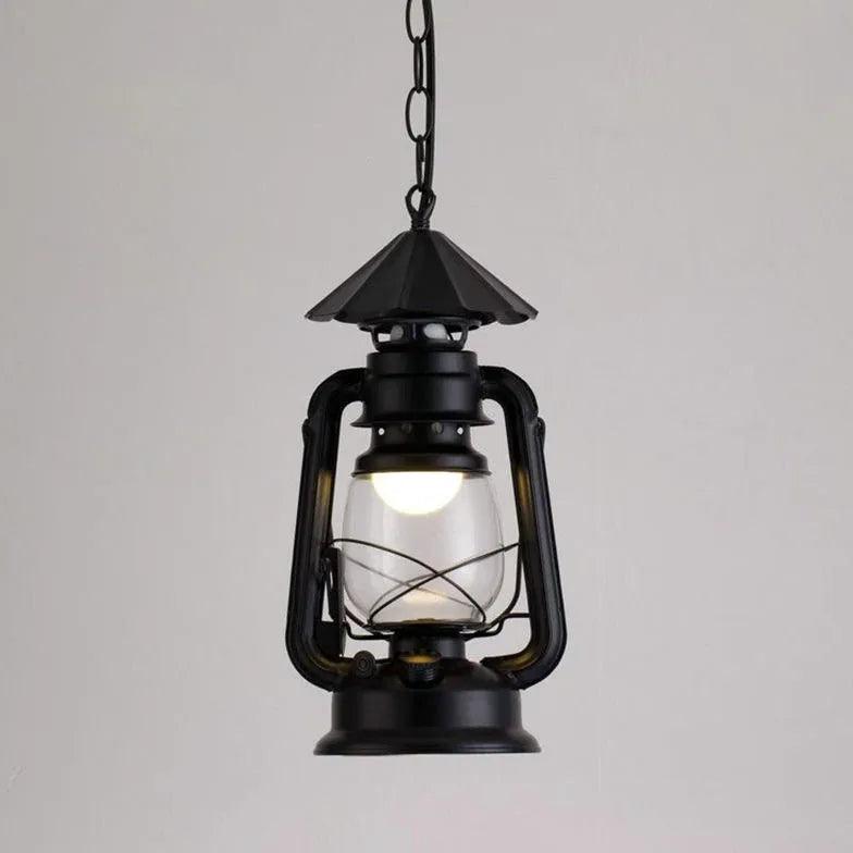 Lantern-Shaped Vintage Industrial Pendant Light - Clowas