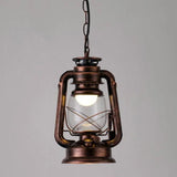 Lantern-Shaped Vintage Industrial Pendant Light - Clowas