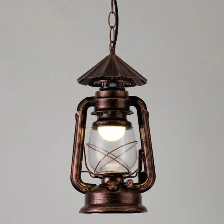 Lantern-Shaped Vintage Industrial Pendant Light - Clowas