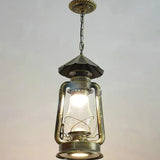 Lantern-Shaped Vintage Industrial Pendant Light - Clowas