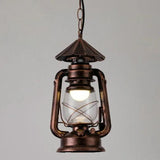 Lantern-Shaped Vintage Industrial Pendant Light - Clowas