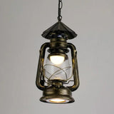 Lantern-Shaped Vintage Industrial Pendant Light - Clowas