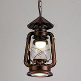 Lantern-Shaped Vintage Industrial Pendant Light - Clowas