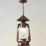 Lantern-Shaped Vintage Industrial Pendant Light - Clowas