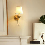 fabric wall lights indoor gold - Clowas
