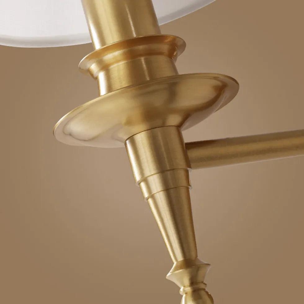 fabric wall lights indoor gold - Clowas
