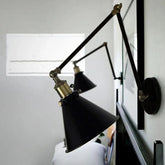 Cone Industrial Black Wall Lamps - Clowas