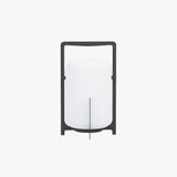 Portable Solar Garden Cylinder Light With Stainless Steel Frame