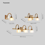 Antique Brass Bathroom Wall Lights - Clowas