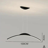 Arched Curve Minimalist Dining Room Pendant Light - Clowas