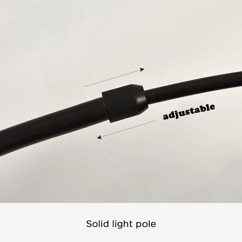 Arched Floor Lamp with Black Hanging Shade - Clowas