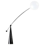 Curved Globe Floor Lamp for Living Room Modern