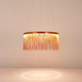 Ring-shaped Tassel Modern Luxury Pendant Light - Clowas