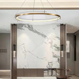 Ring Design Gold Modern Minimalist Pendant Light - Clowas
