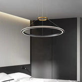Single Ring Design Thin Wire Modern LED Pendant Light - Clowas
