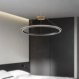 Single Ring Design Thin Wire Modern LED Pendant Light - Clowas