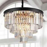 Multi-Layered Crystal Gold Branch Chandelier - Clowas