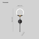 LED Ring Indoor Plug in Wall Lights - Clowas