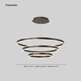 Multi-Layer Ring Lighting Modern LED Pendant Light - Clowas