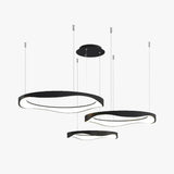 Ring-shaped Metal Acrylic LED Living Room Pendant Light - Clowas