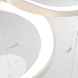 Ring-shaped Metal Acrylic LED Living Room Pendant Light - Clowas
