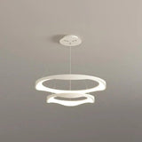 Ring-shaped Metal Acrylic LED Living Room Pendant Light - Clowas
