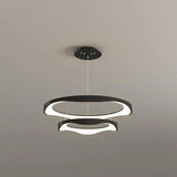 Ring-shaped Metal Acrylic LED Living Room Pendant Light - Clowas