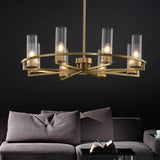Ring-Frame Design Living Room Gold Chandelier - Clowas