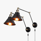 articulating wall light indoor black - Clowas