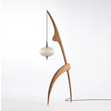 Retro Wooden Floor Standing Lamps For Living Room
