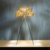 Nordic Floral Tripod Vintage Floor Lamp