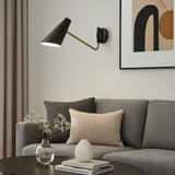 Modern Wall Mounted Reading Light Metal with Adjustable Arm