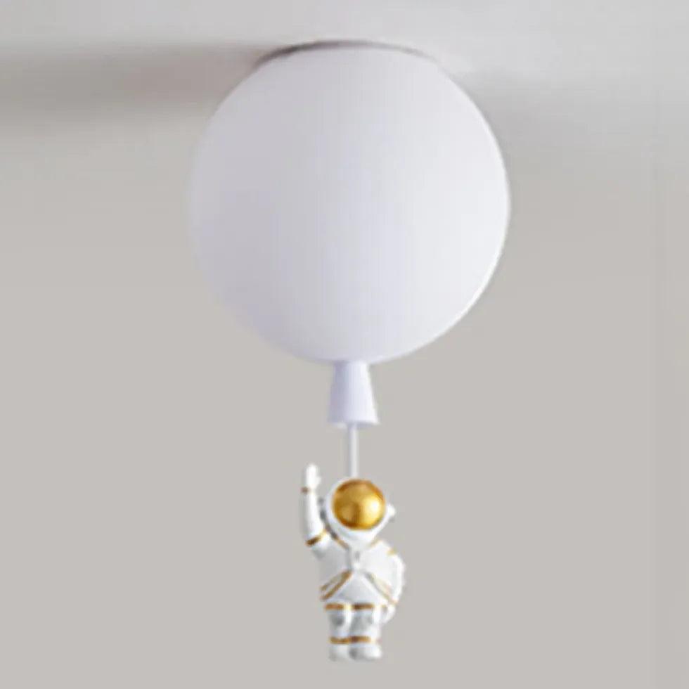 Astronaut Cartoon Design Bedroom Ceiling Light - Clowas