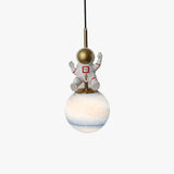Astronaut Planet Ball Bedroom Pendant Light - Clowas