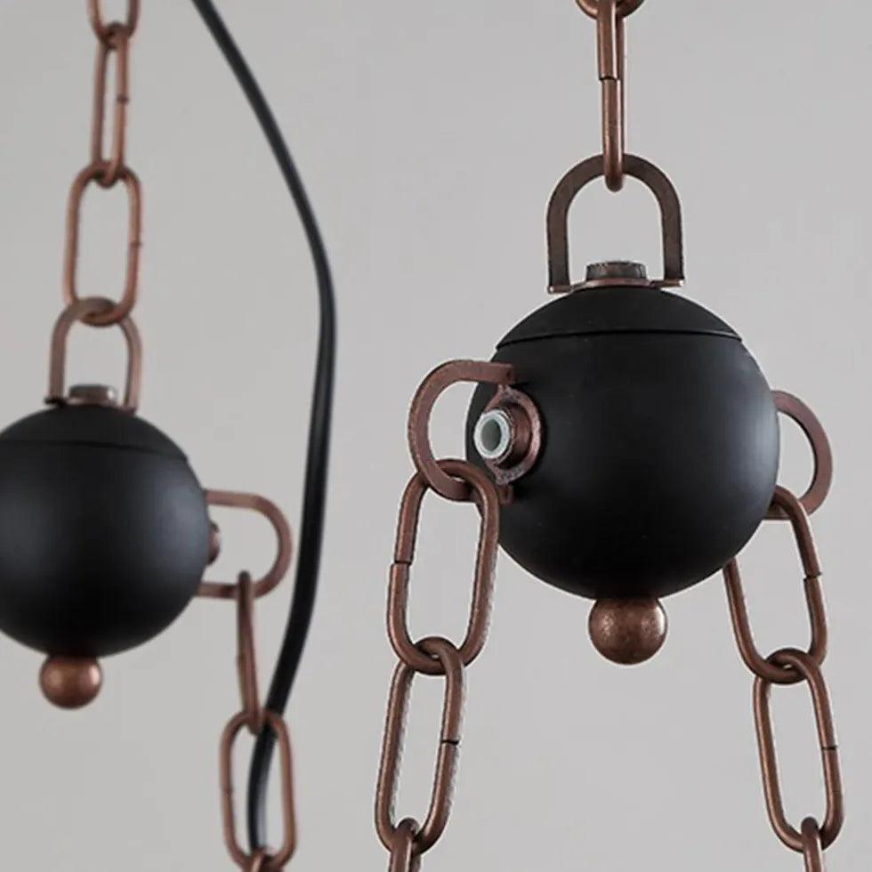 Multi-Light Wooden Vintage Lantern Pendant Light - Clowas