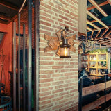Sailing Lantern Wooden Vintage Wall Lights - Clowas