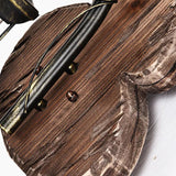 Cucurbits Lantern Wood Vintage Wall Lights - Clowas