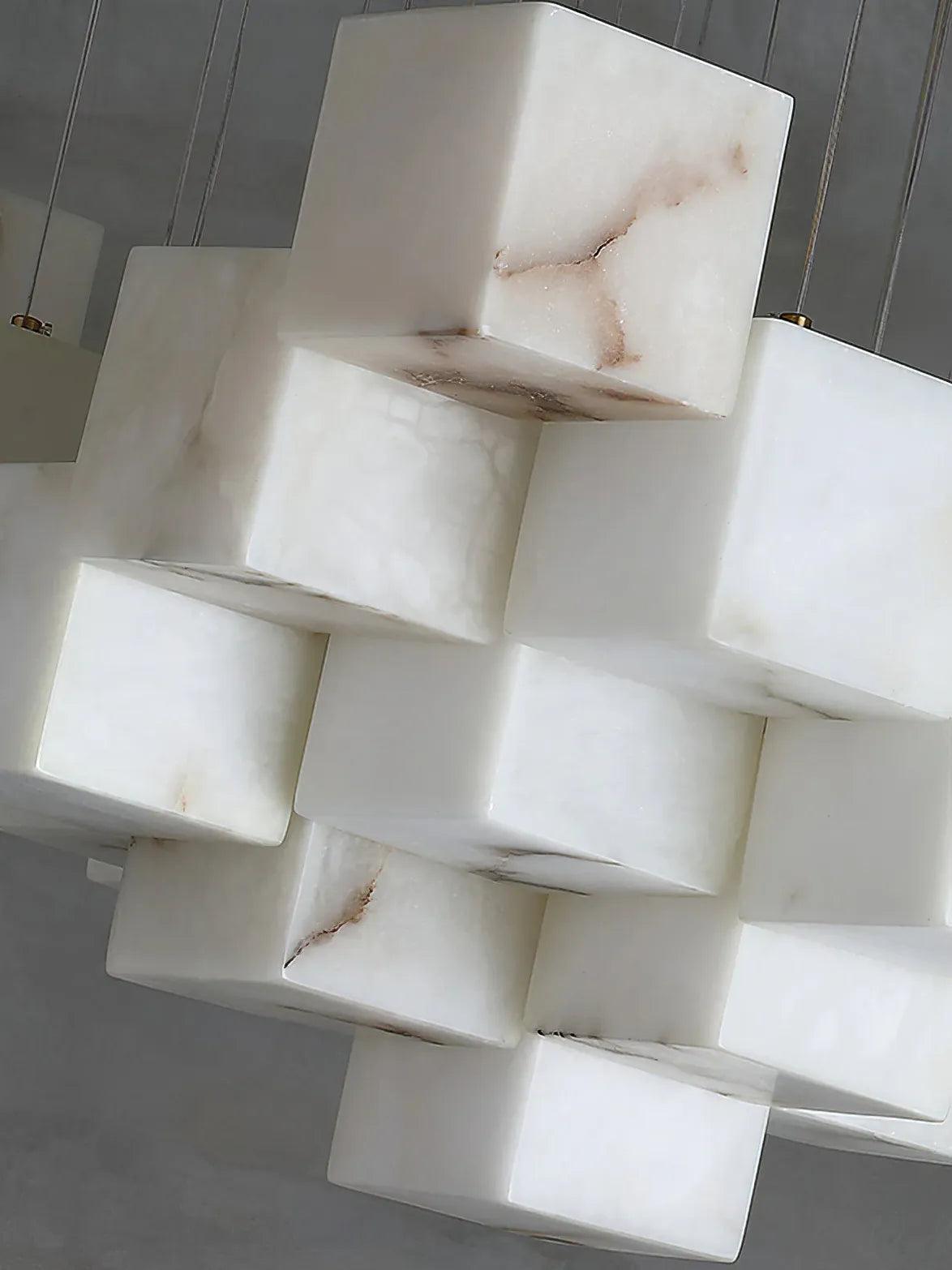 Geometric Cube Modern LED Dining Room Pendant Light - Clowas