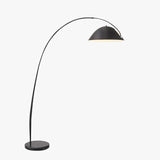 Arched Floor Lamp with Black Hanging Shade - Clowas