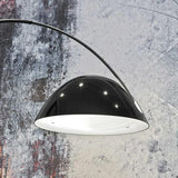 Arched Floor Lamp with Black Hanging Shade - Clowas