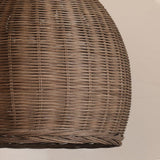 Wabi-Sabi Rattan Pendant Light for Bedroom
