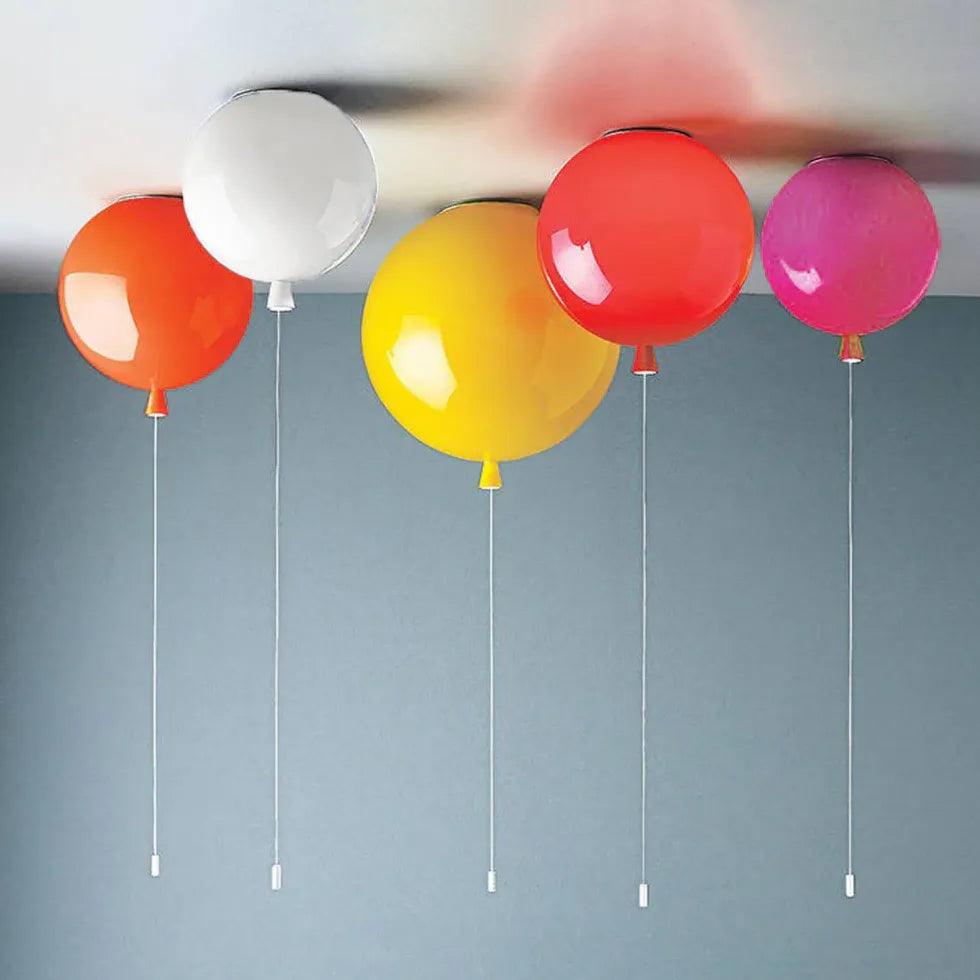 Balloons Multicolor Bedroom Modern Flush Ceiling Lights - Clowas