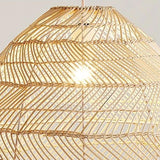 Bamboo Weaving Dining Rattan Pendant Light - Clowas