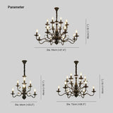 Baroque Classical living room chandelier - Clowas